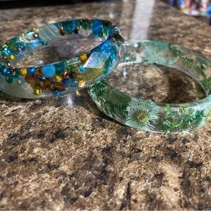 Resin bracelets